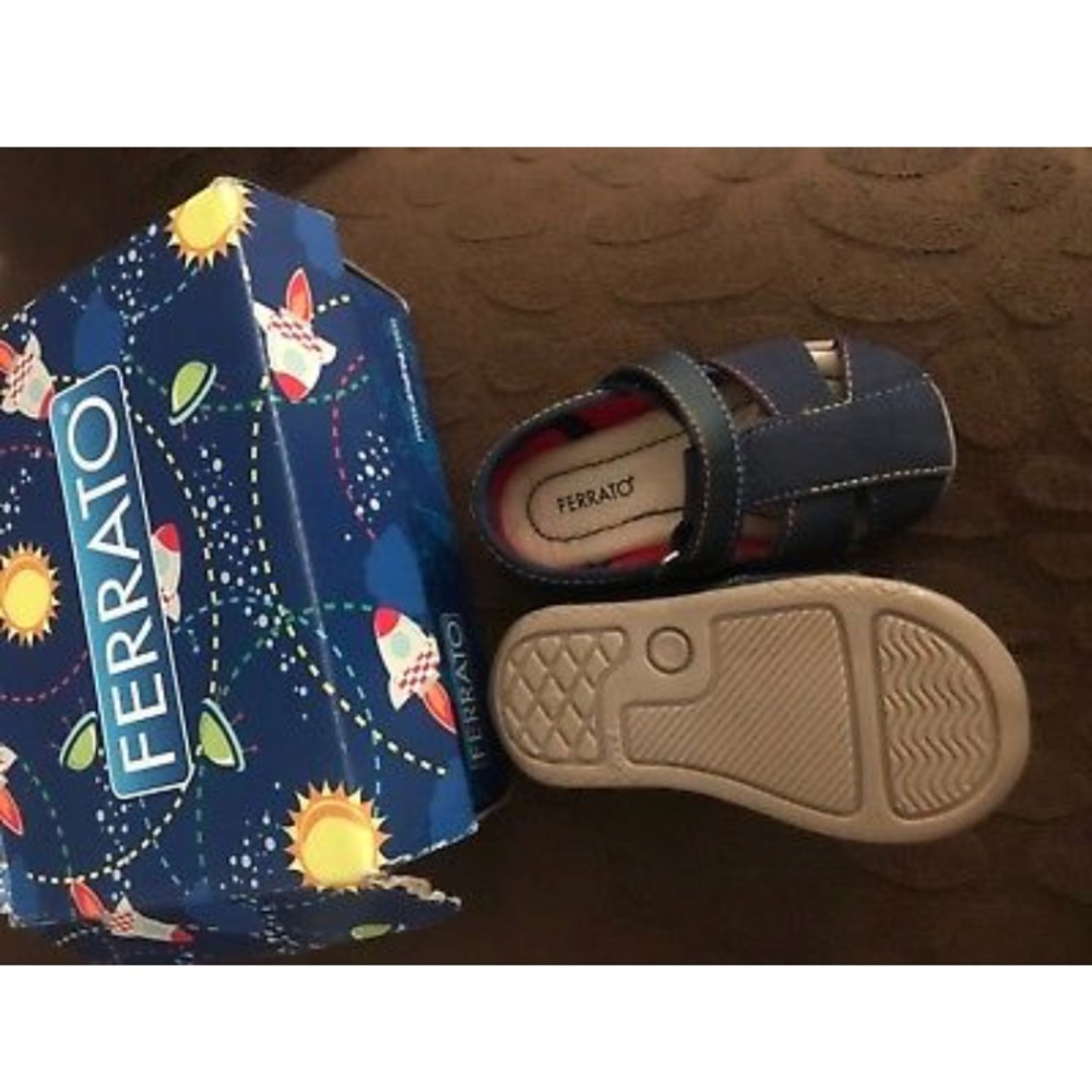 Navy blue Unisex Demin Sandals Kids